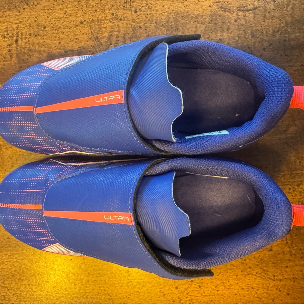 Puma Kids Blue and Red Sneakers